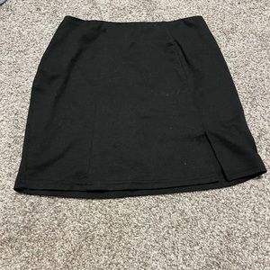 black, short, tight, skirt